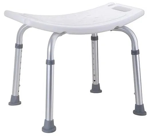 Zsámoly 51x39 cm, ezüst/fehér