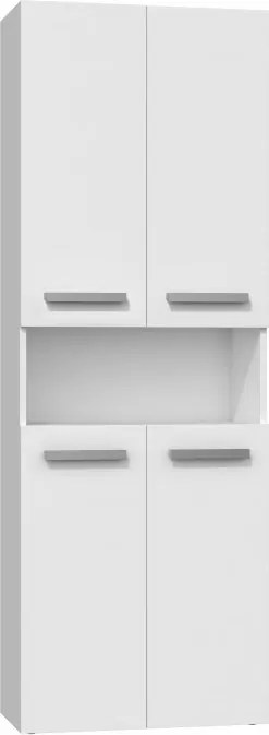 1K DK fürdőszoba szekrény, matt fehér