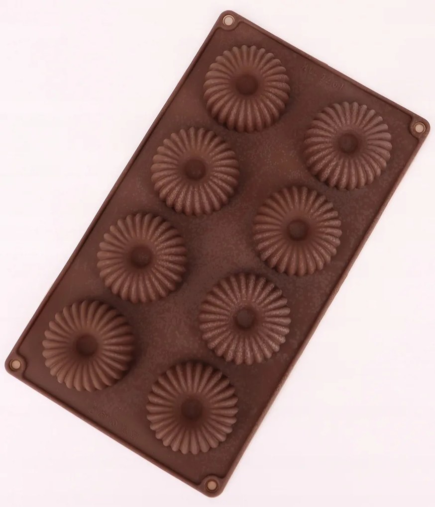 Szilikon Forma monoporciókhoz, Csokoládéhoz, pralinékhoz, desszertekhez, habcsók Díszekhez B2278