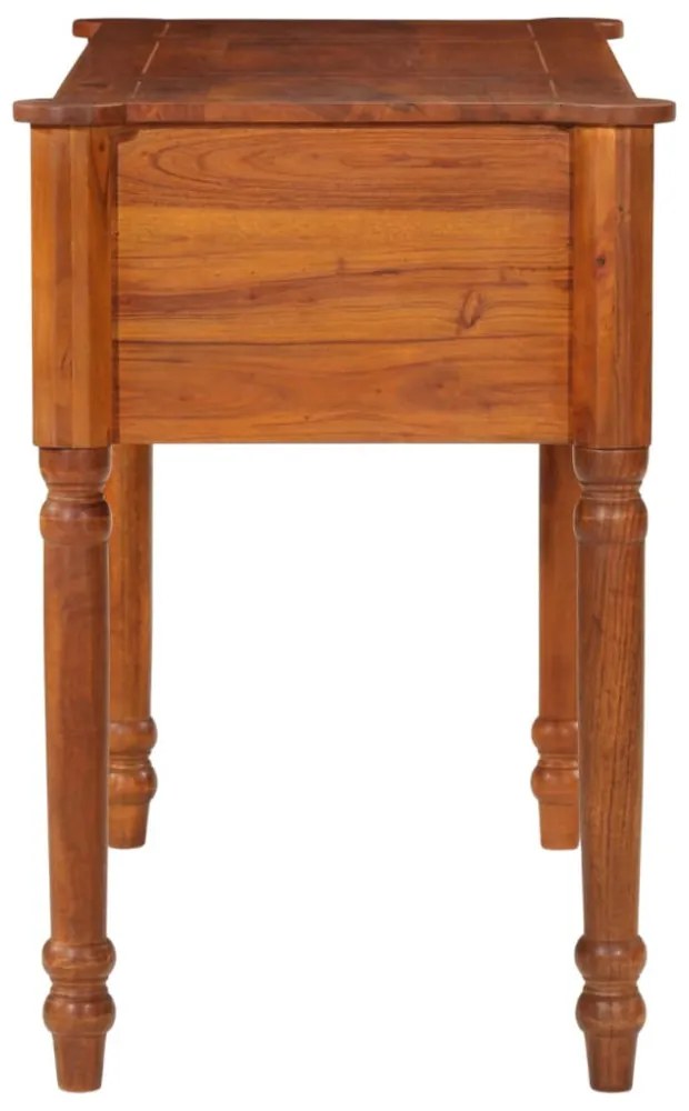 tömör akácfa íróasztal fiókokkal 110 x 50 x 76 cm