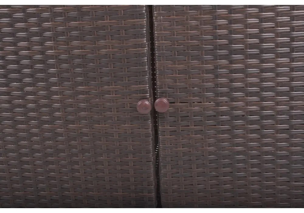 Műrattan kerti tárolóasztal 90x50 cm Padua – Garden Pleasure