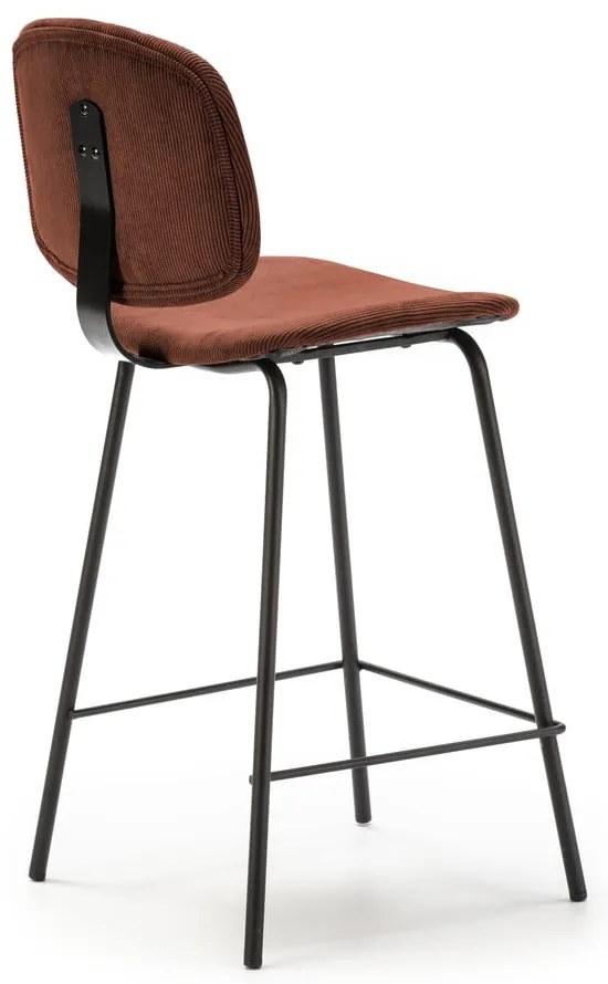 Borvörös bárszék szett 2 db-os (ülésmagasság 64 cm) Arus – Marckeric