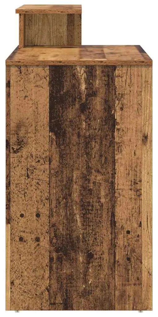 Íróasztal tárolóval Öreg fa 120.5 x 44 x 88.5 cm Faanyag