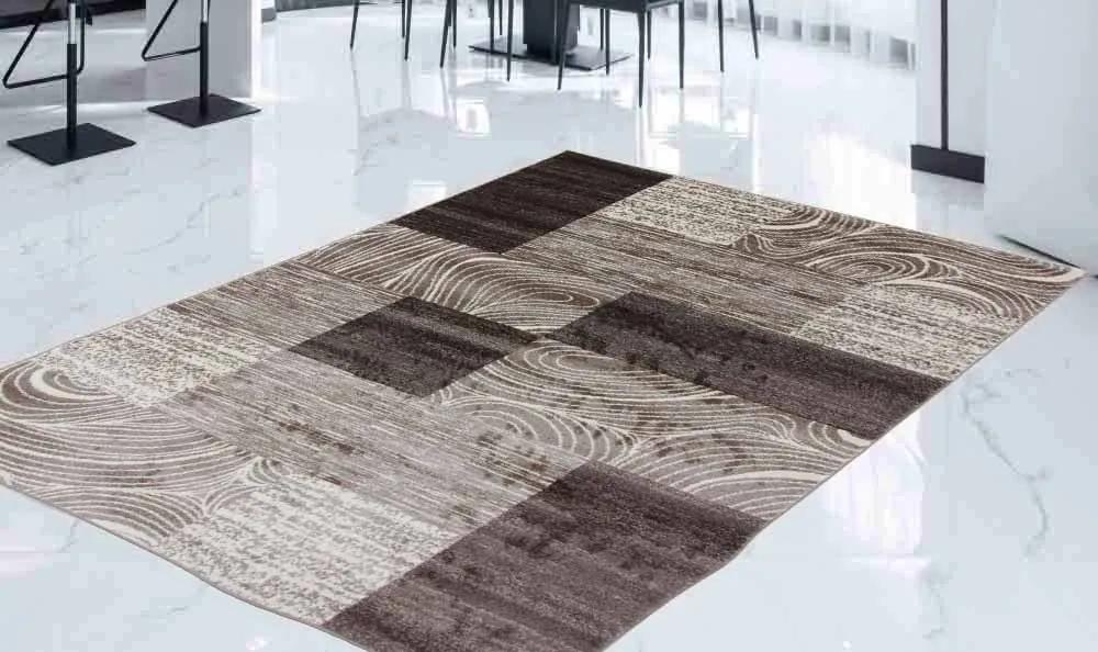 Modern szőnyeg 4084 Choco 100x150 gépi perzsa szőnyeg