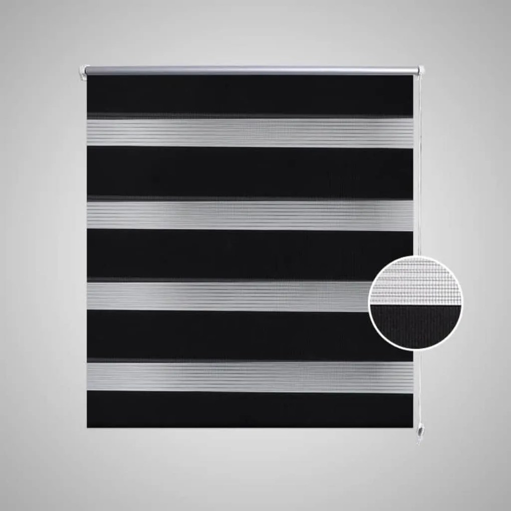 Zebra roló 140 x 175 cm Fekete