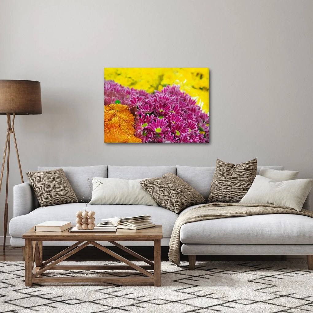 Rózsaszín virág képe (70x50 cm)