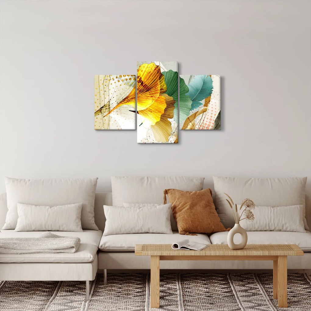 Kép - Levelek (90x60 cm)