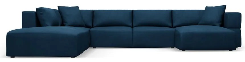Kék sarokkanapé (bal oldali-"U" alakú) Esther – Milo Casa