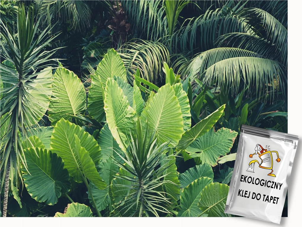 Fotótapéta Flizelina Természet Növényzet Bozót Dzsungel Zöld 100x75 ragasztó
