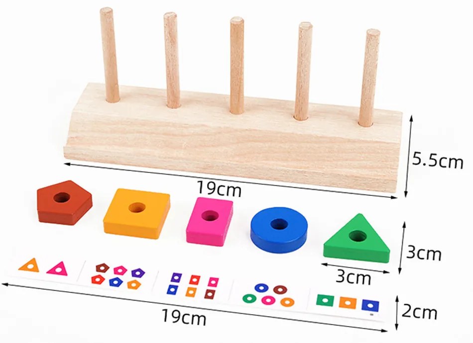 Formaválogató Montessori fajáték