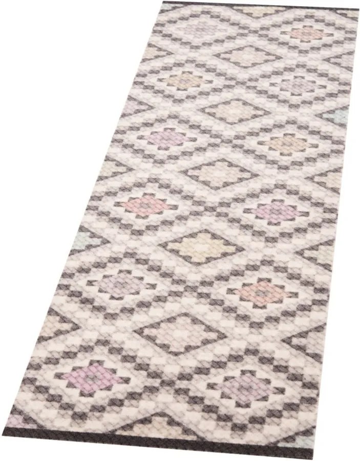 Cook and Clean bézs-szürke konyhai futószőnyeg, 45 x 140 cm - Hanse Home