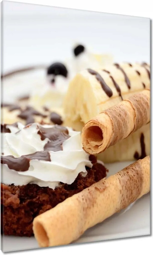 Vászonkép 70x100 Krémszínű cső