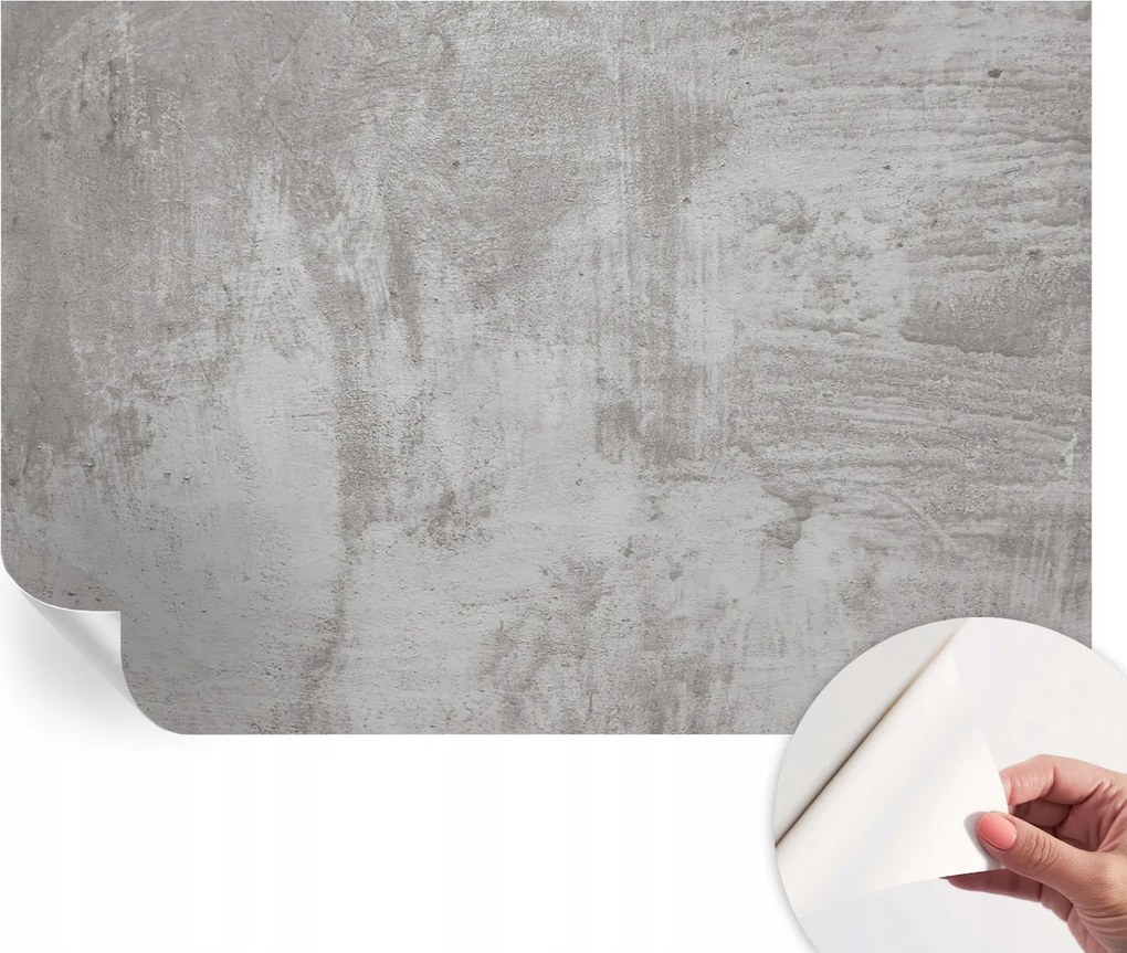 Öntapadós Dekoratív Fotótapéta Hálószobába Nyers beton 104x70 cm