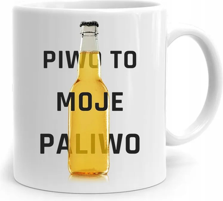 Bögre Ajándék Vicces Sör Az Én Üzemanyagom fényképes nyomtatással