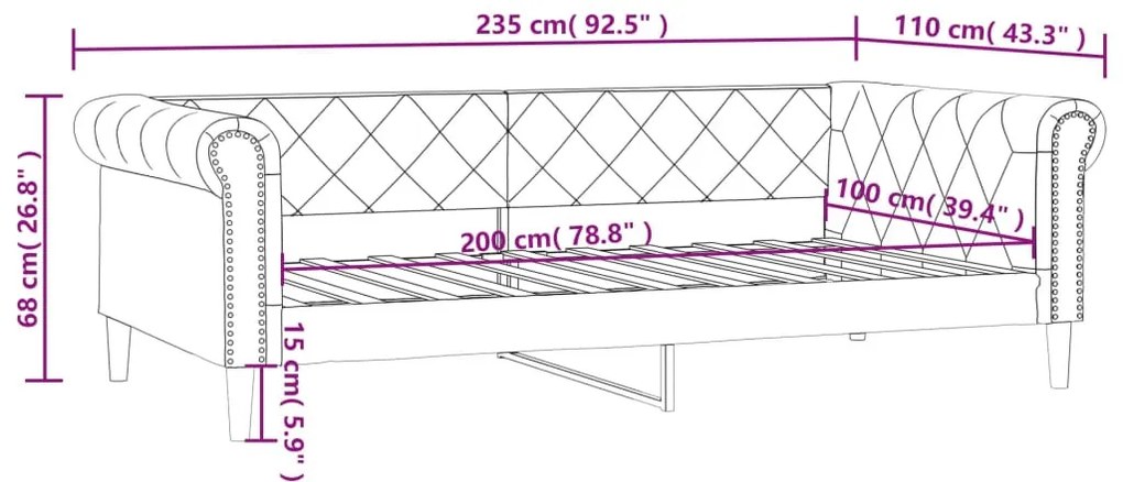 fehér műbőr kanapéágy 100 x 200 cm