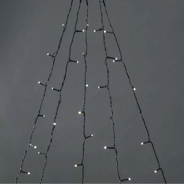 Nedis WIFILXT11W200 - LED Karácsonyi függöny 200xLED/8 funkció 5x7m IP65 Wi-Fi Tuya