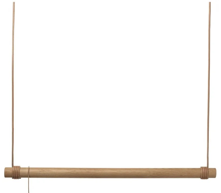 Natúr színű tölgyfa fali fogas 110 cm Swing L – LIND DNA