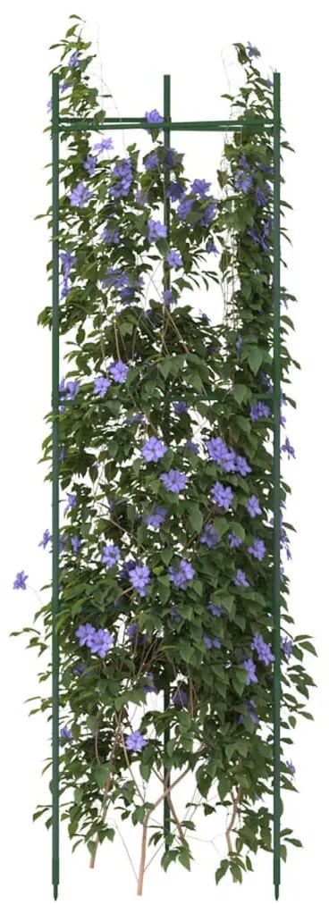 8 db acél és polipropilén paradicsomketrec 116 cm