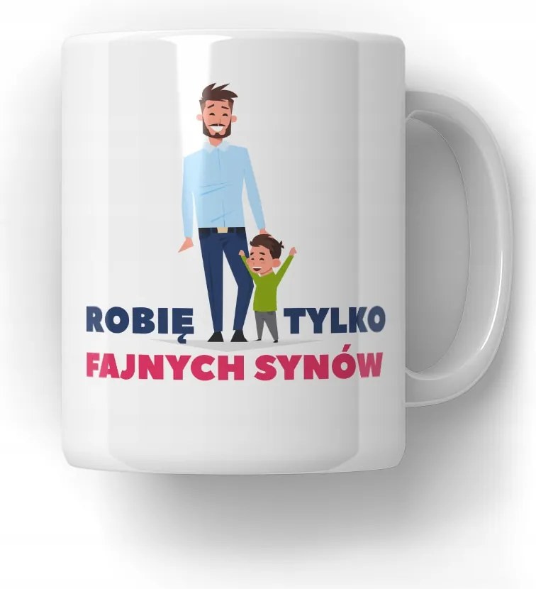 Bögre Csak Szép Fiúkat készítek Ajándék Apák Napjára Apának