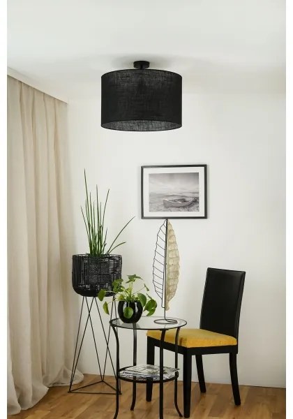 Brilagi - TUBES ROLLER mennyezeti lámpa 1xE27/15W/230V, 50 cm, fekete