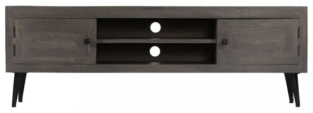 tömör mangófa TV-szekrény 140 x 30 x 45 cm