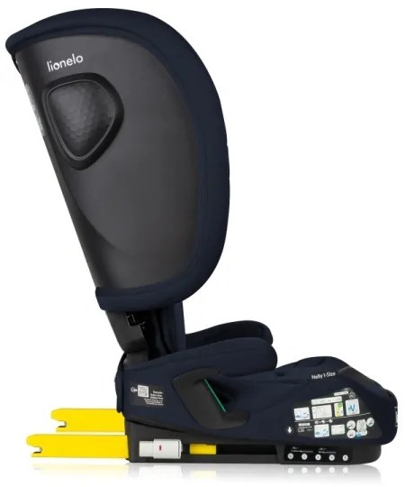 Lionelo - Összecsukható autósülés NELLY i-Size 76-150 cm tengerészkék