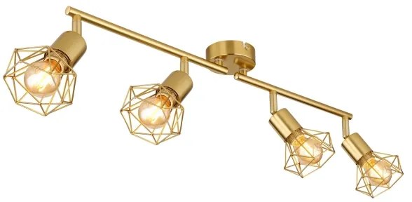 Globo 54802GB-4 - spotlámpa XARA I 4xE14/40W/230V arany