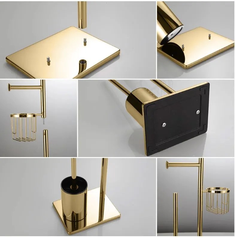 Álló WC papír tartó 332872 Gold