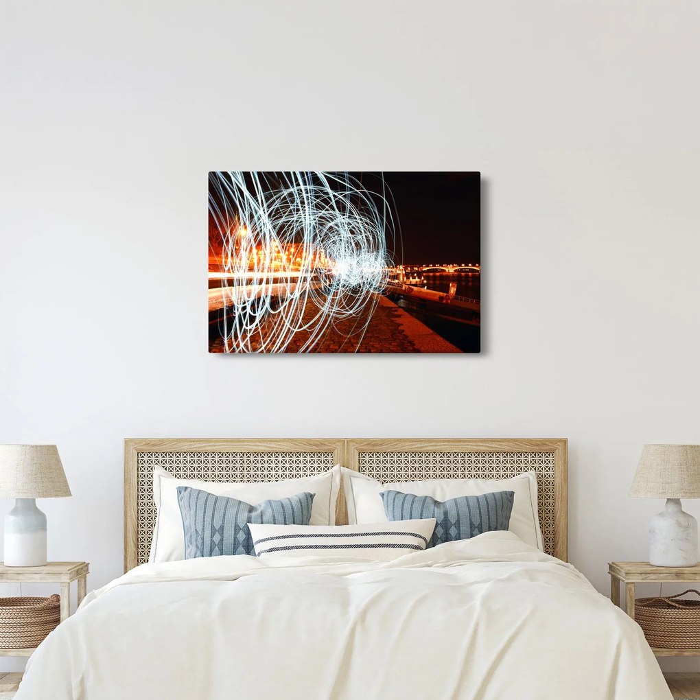 A fényhullámok képe (90x60 cm)