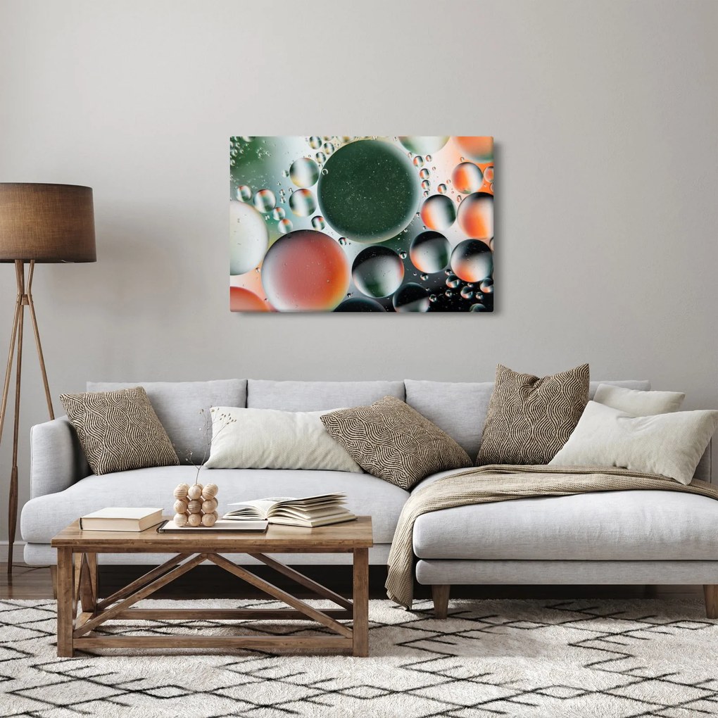 Absztrakt kép - buborékok (90x60 cm)