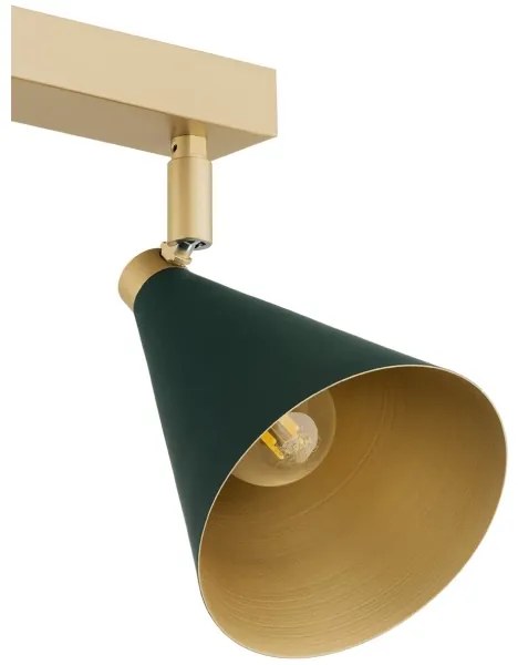 Argon 7148 - Spotlámpa LUCINDA 2xE14/7W/230V zöld