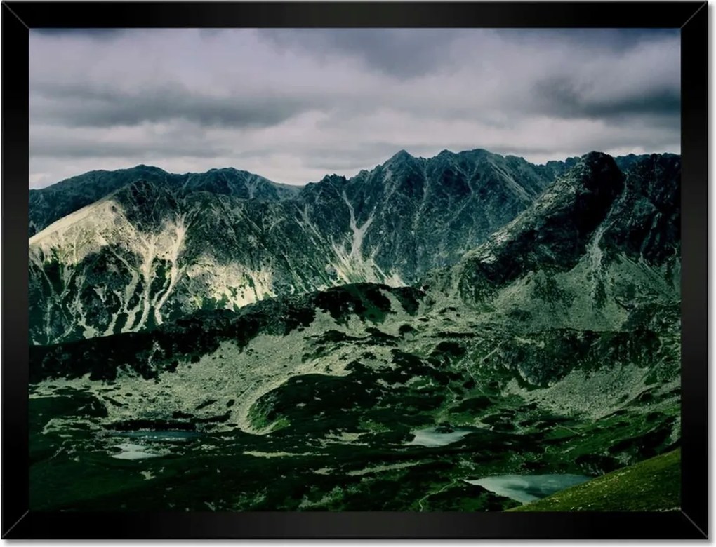 Poszterek keretben 40x30 Tátra Lengyel hegyek Kilátás