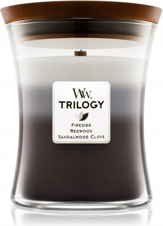 WoodWick Trilogy Warm Woods Illatgyertya 275 g