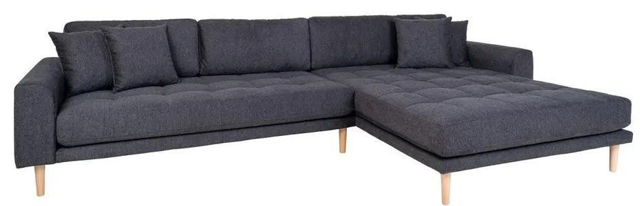 Lido jobb ottomános kanapé, 4db párnával
