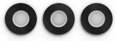 Philips Hue XAMENTO 3x LED RGBW stmívatelné koupelnové svítidlo, 1xGU10/4,2W, IP