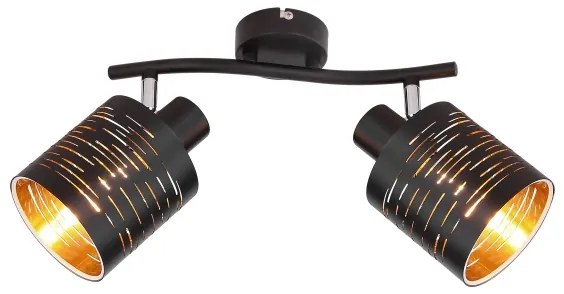 Globo 15342-2 - Spotlámpa TUNNO 2xE14/15W/230V