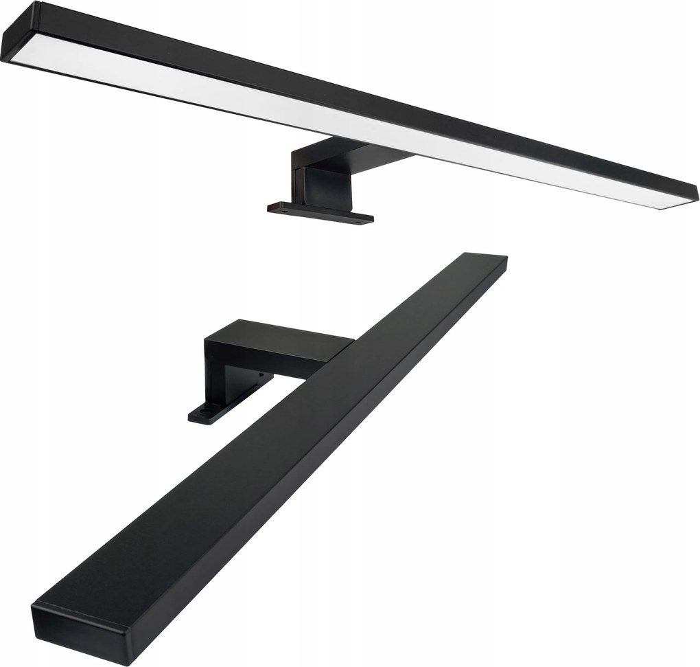 Fürdőszobai Lámpa Szekrény Lámpa Tükör Felett Led Fekete Fali Lámpa