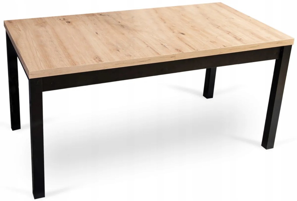 Étkezőszett HUGO asztal + 4 RIO szék fekete