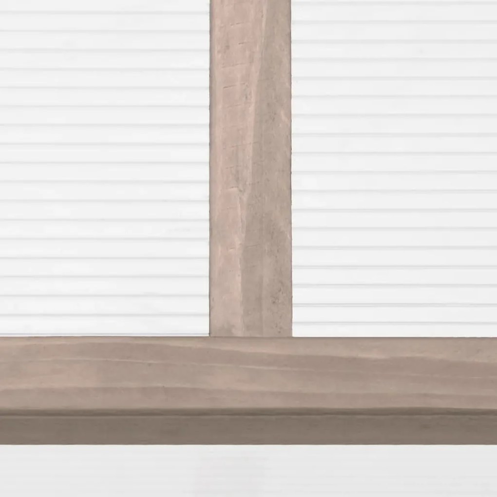 szürke fenyőfa melegház 110 x 58,5 x 39 cm