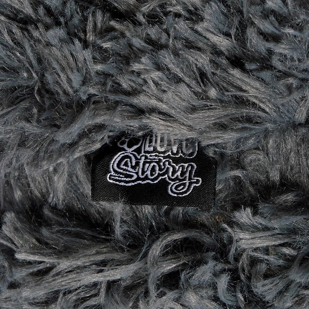 Sötétszürke fekhely kutyáknak ø 75 cm – Love Story