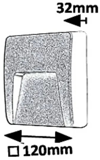 Rabalux 8894 - LED Kültéri fali lámpa TRENTO LED/3W/230V IP65