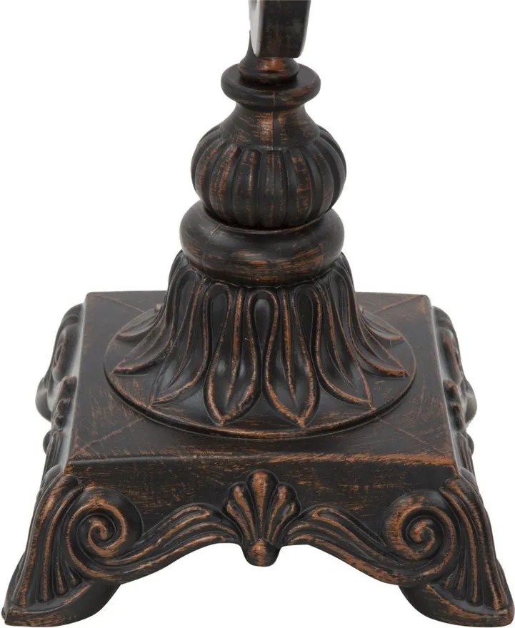 Fekete asztali lámpa fém búrával (magasság 40 cm) World Industry – Mauro Ferretti