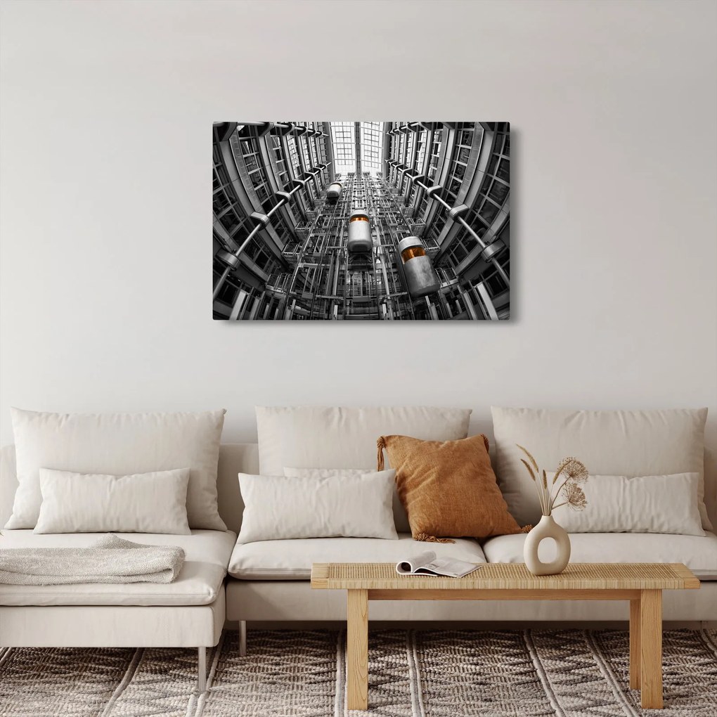 Lift az épületben képe (90x60 cm)