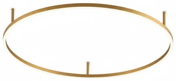 Ideal Lux - ORACLE SLIM LED mennyezeti lámpatest, 53 W, 230 V, 4000 K, átmérő 90 cm, arany