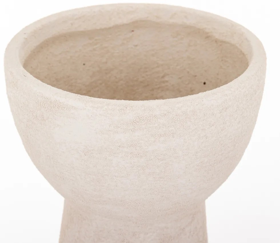 Evora design Váza kerámia fehér 35x12.5x12.5cm