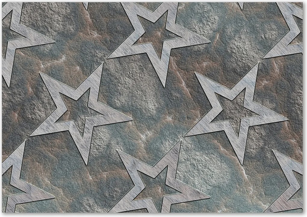 Üveg falpanel Kő csillagok Ragasztó Ingyenes