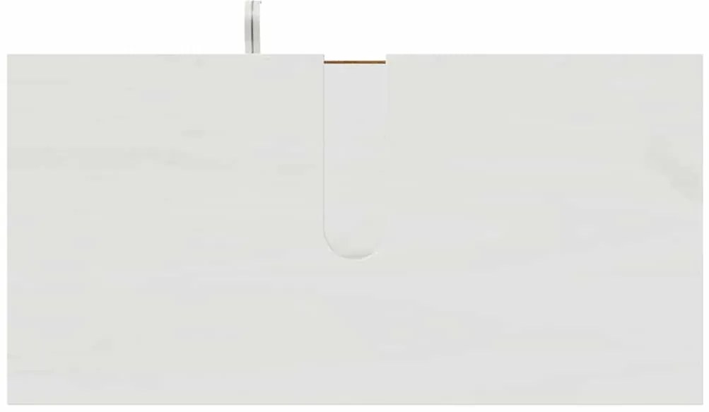 Fürdőszoba bútor szett 3 pcs antik fehér 37 x 34 x 110 cm