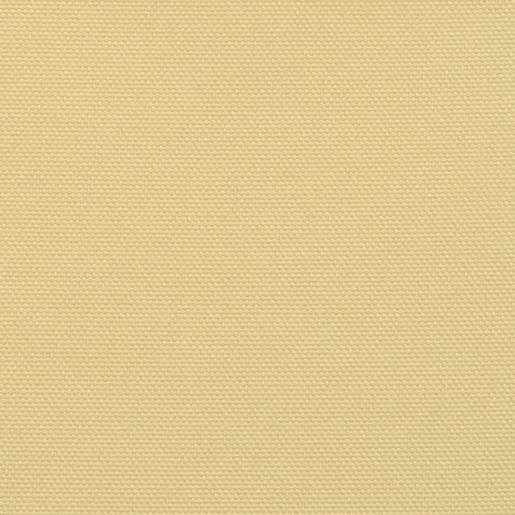 homokszínű 100% oxford szövet napvitorla 3,5 x 3,5 x 4,9 m