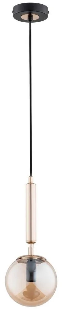 Csillár zsinóron VOLDA 1xE14/40W/230V sárgaréz