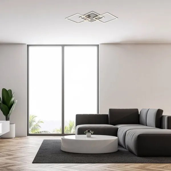 Rabalux 3200 - LED Felületre szerelhető csillár SIGURD LED/43W/230V fényezett króm